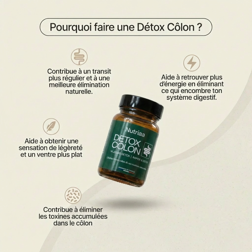 Nutriaa - detox colon 14 jours
